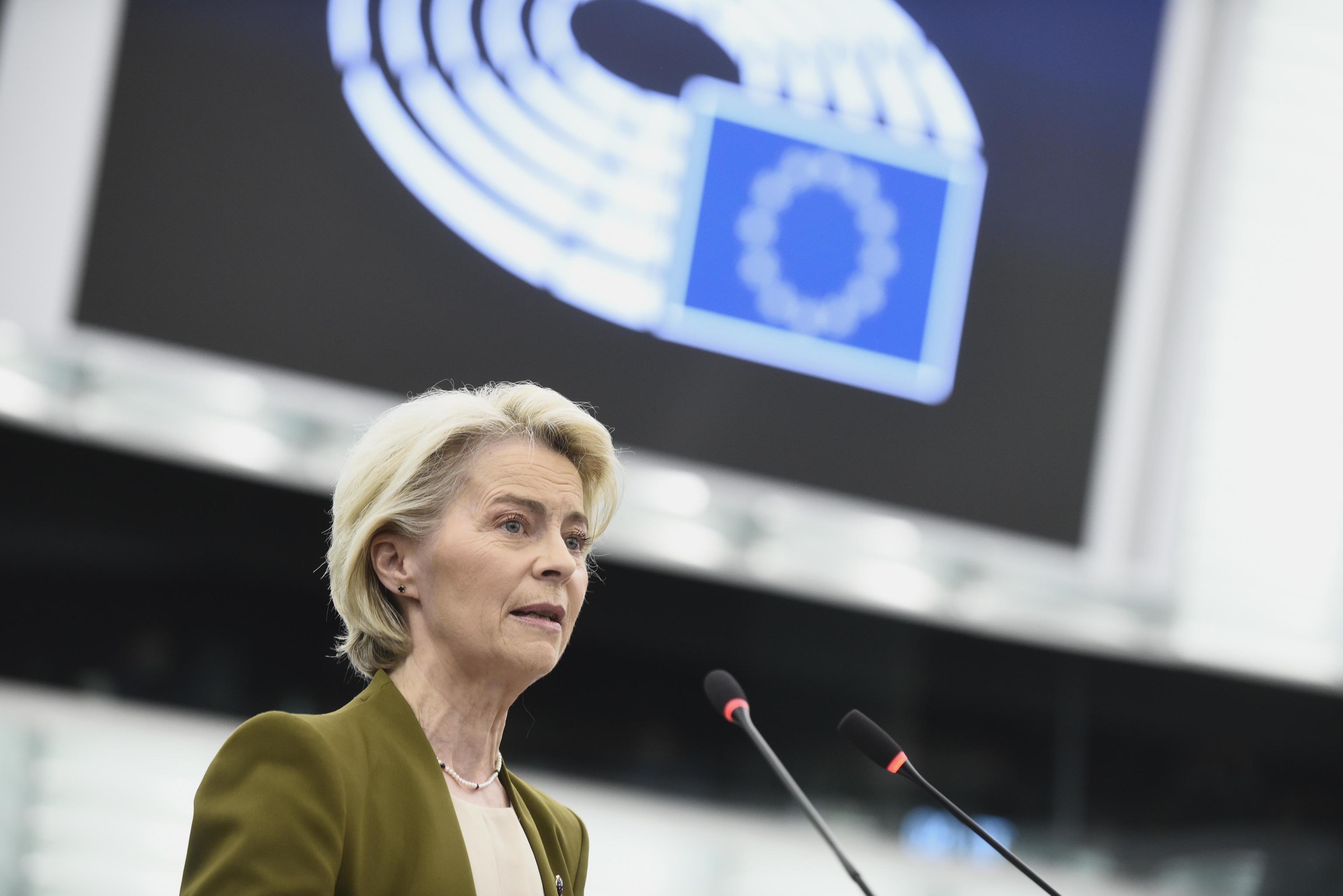 The President of the European Commission, Ursula von der Leyen.