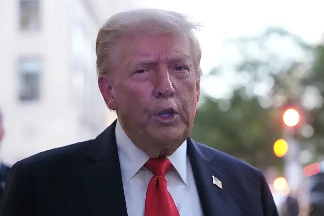 The President of the United States, Donald Trump.