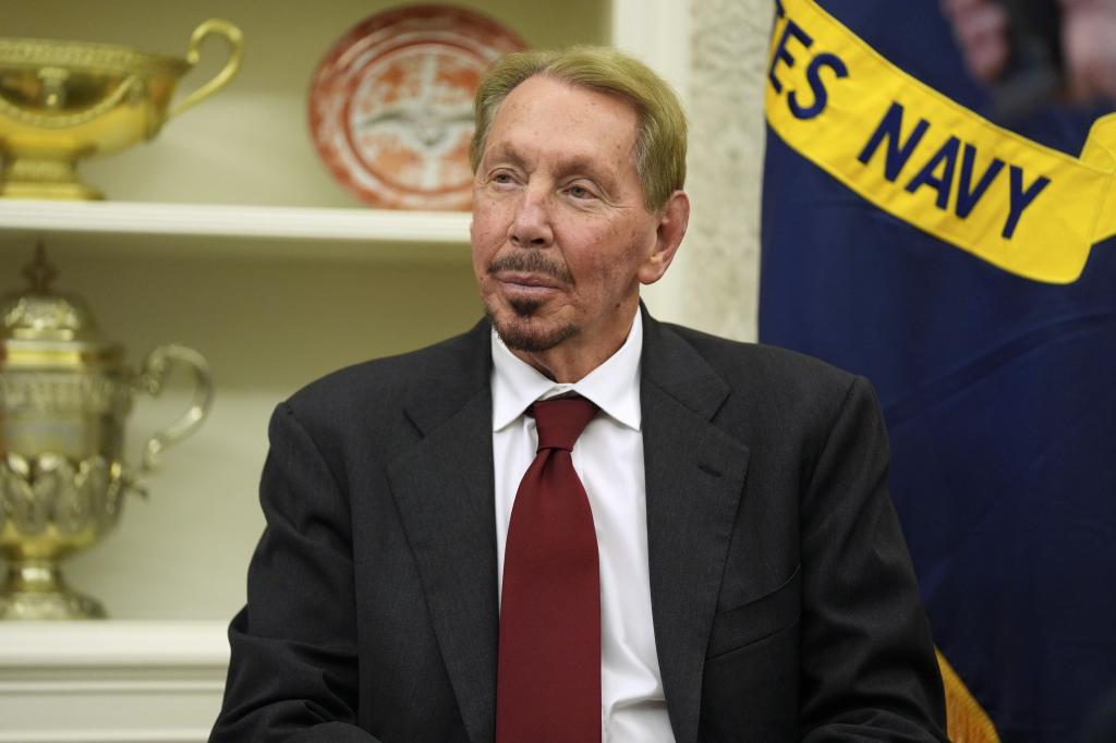 Larry Ellison, chairman and chief technology officer of Oracle Corporation,