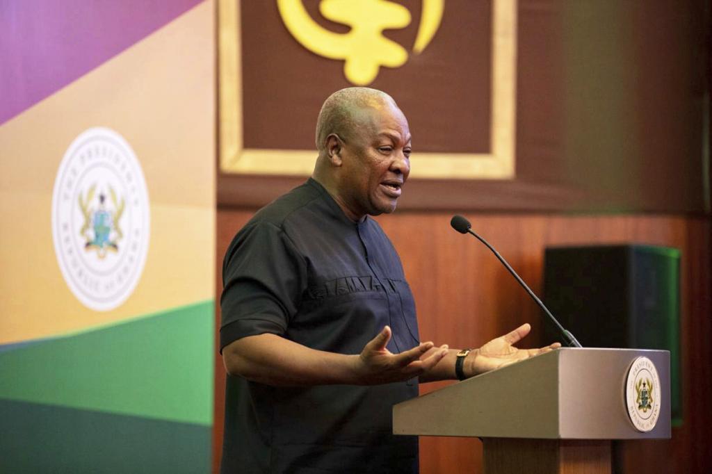 Ghana's President John Mahama.