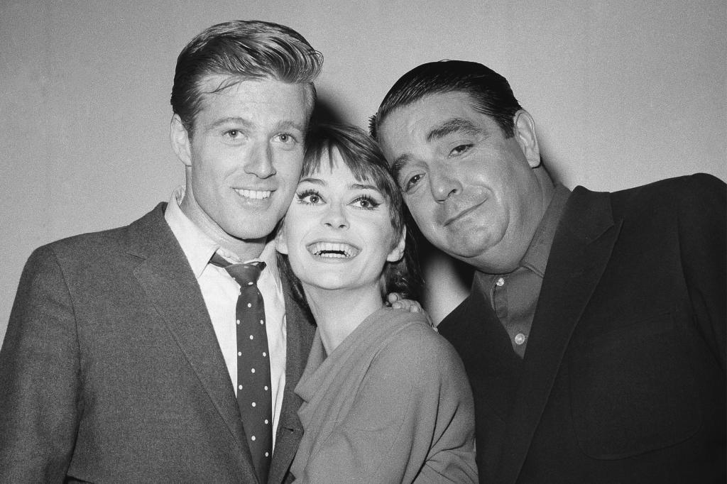 Actors, from left, Robert Redford, Elizabeth Ashley, and Kurt Kaznar