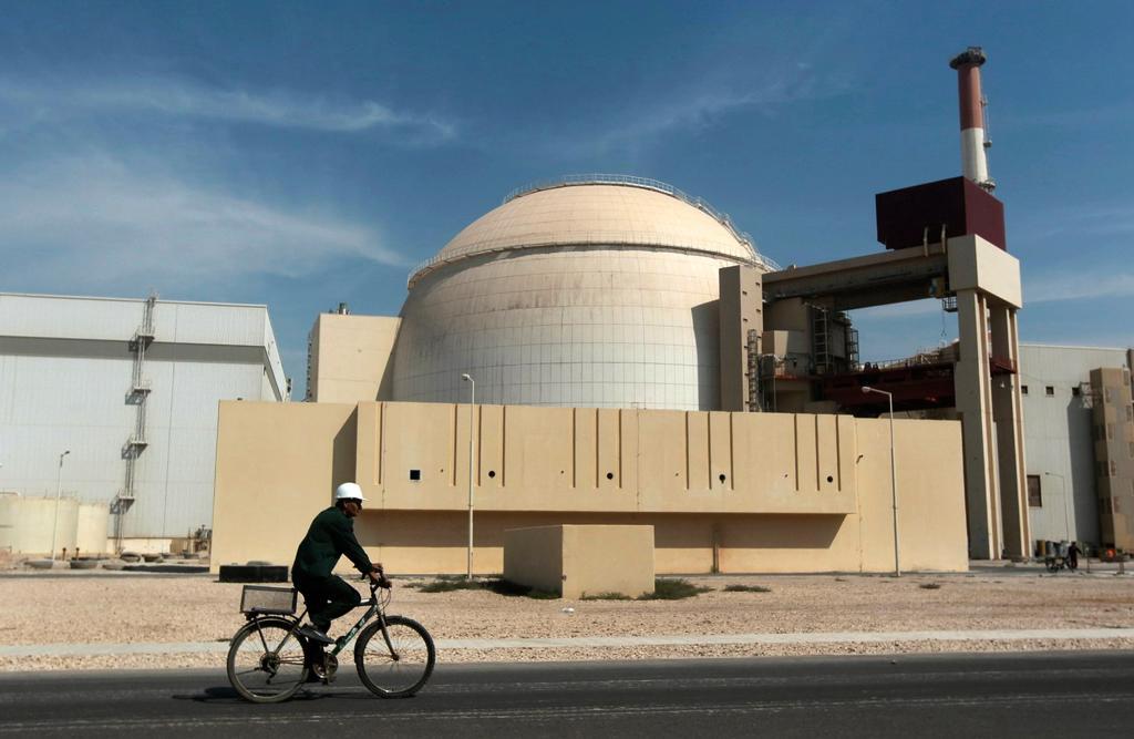 The reactor building of the Bushehr nuclear power plant
