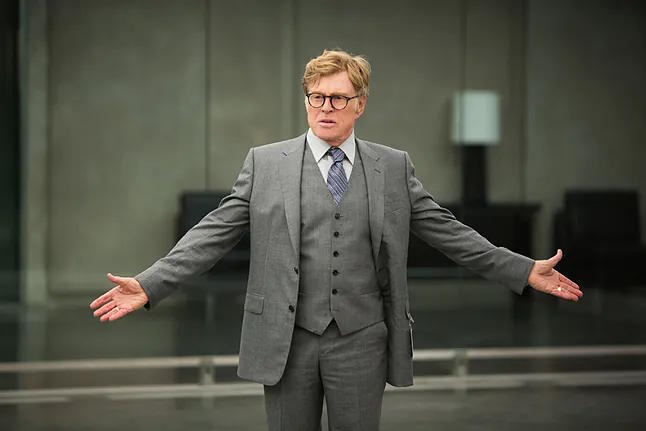 Robert Redford in a scene from Avengers: Endgame.