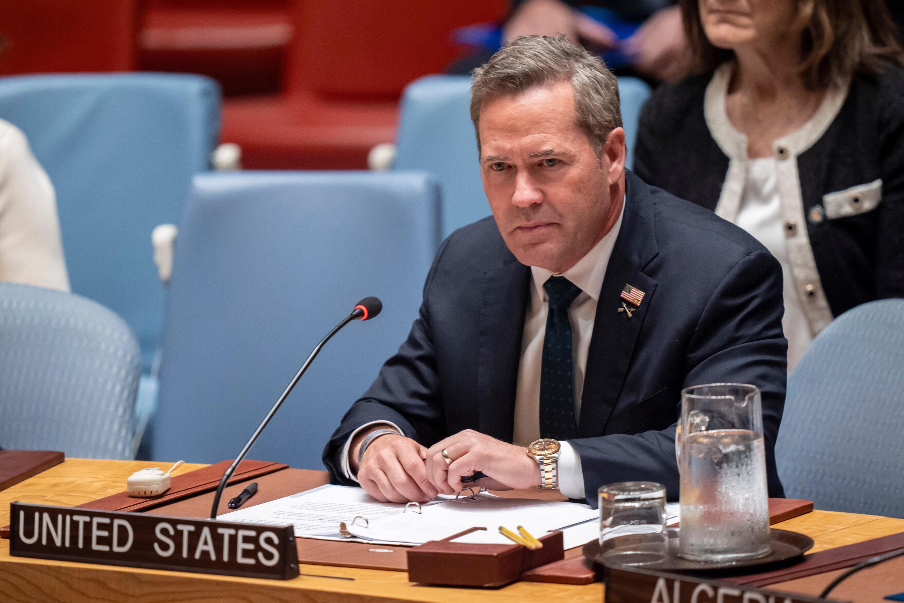 United States' Ambassador to the United Nations Michael Waltz.