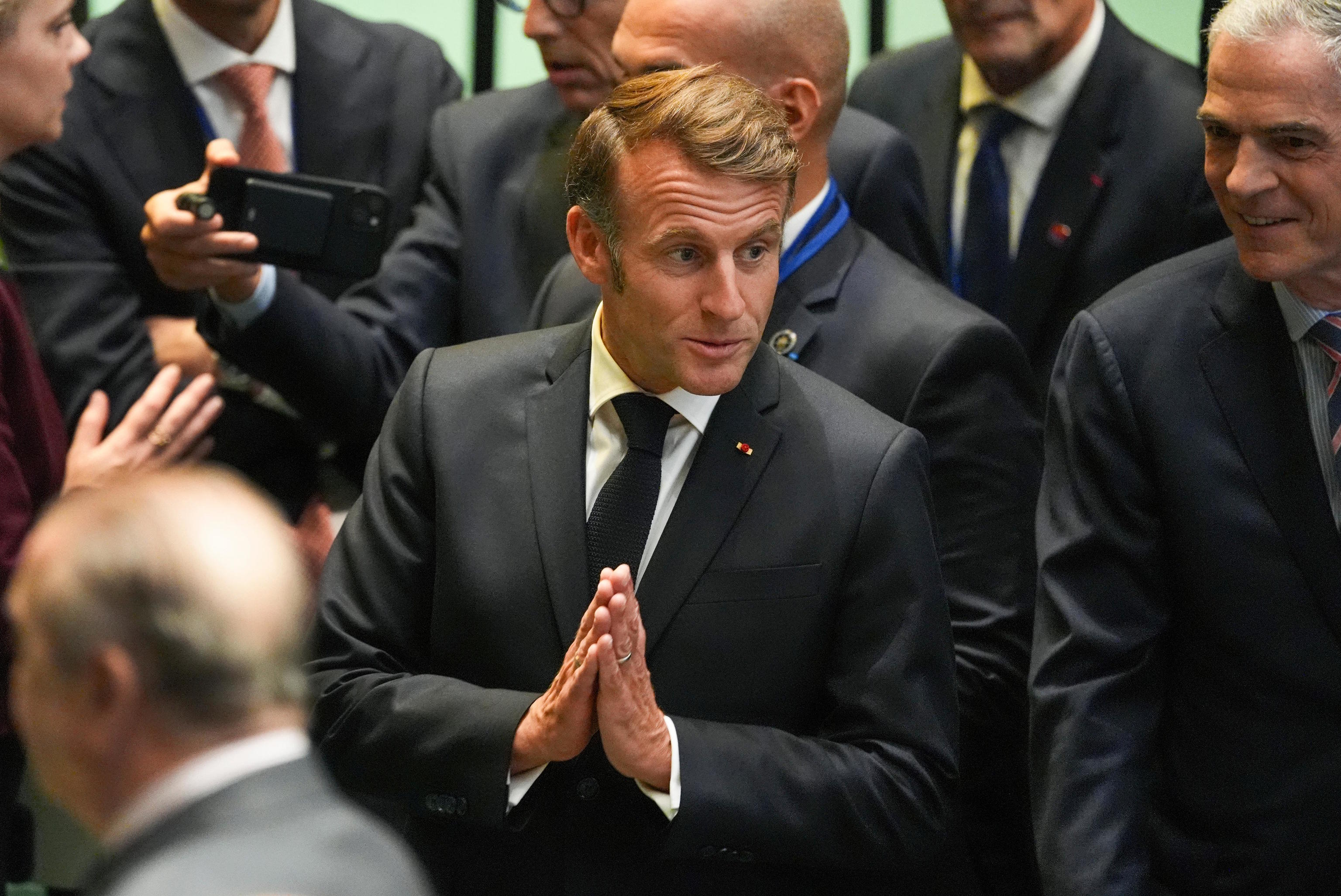 France's President Emmanuel Macron.