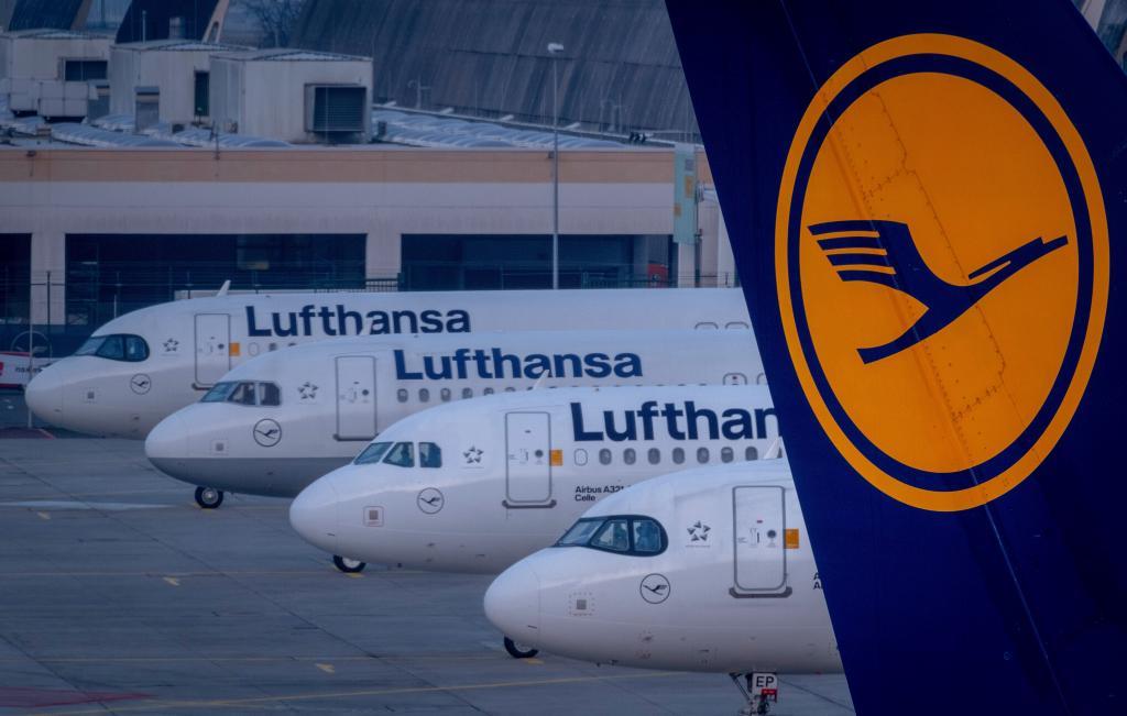 Lufthansa aircrafts.
