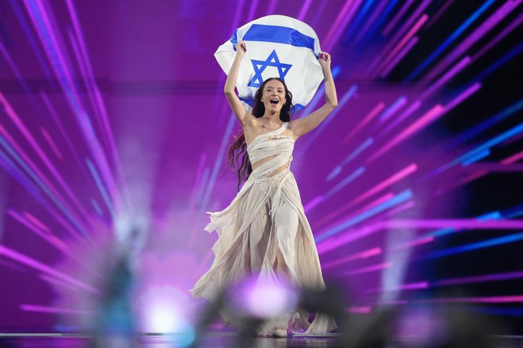 Eden Golan of Israel  before the Grand Final of the Eurovision.
