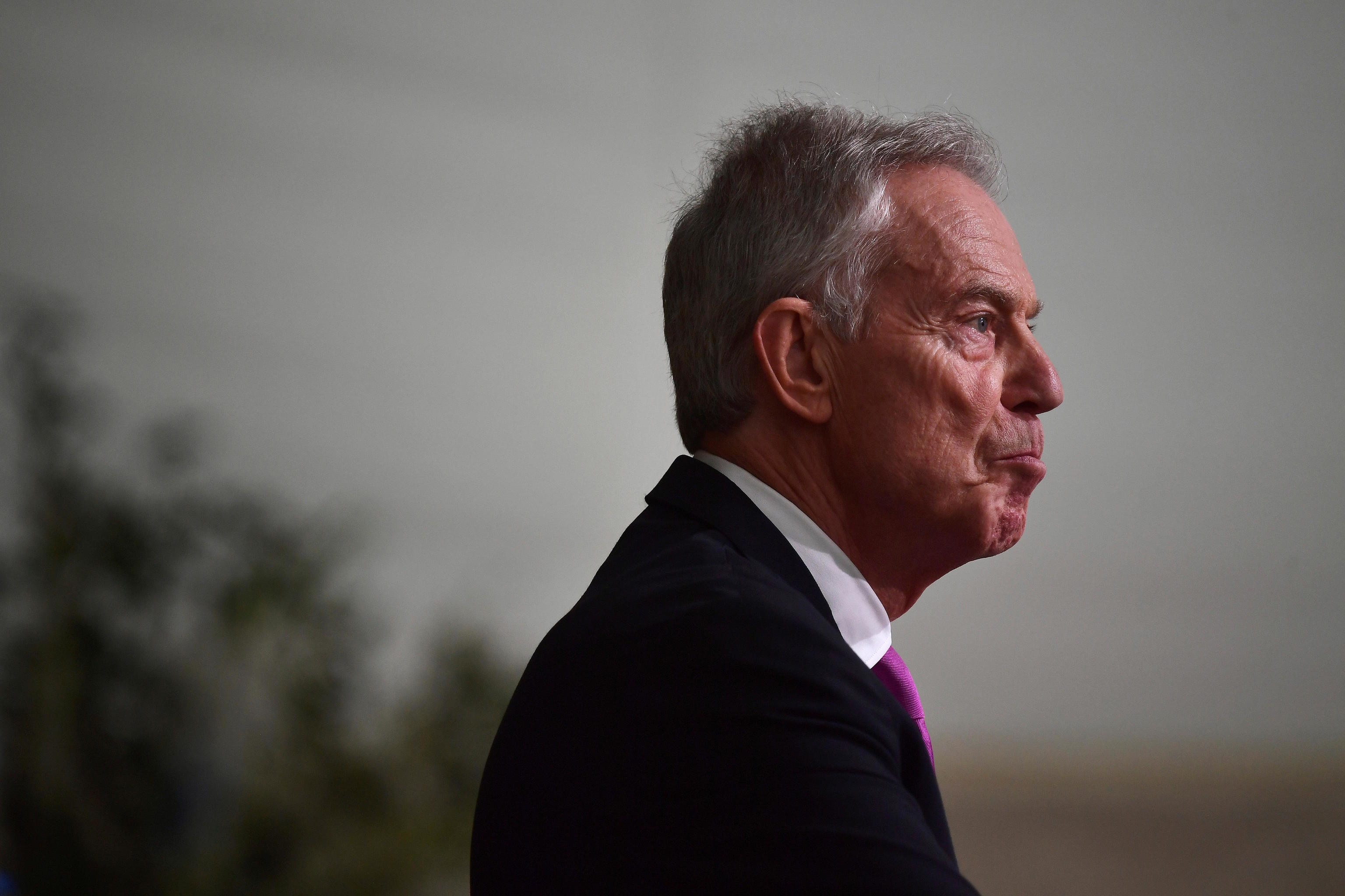 Former British 'premier' Tony Blair.