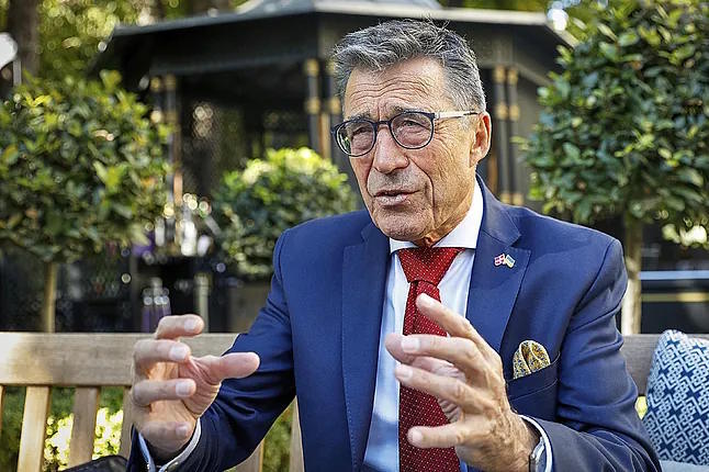 Former NATO Secretary General Anders Fogh Rasmussen.