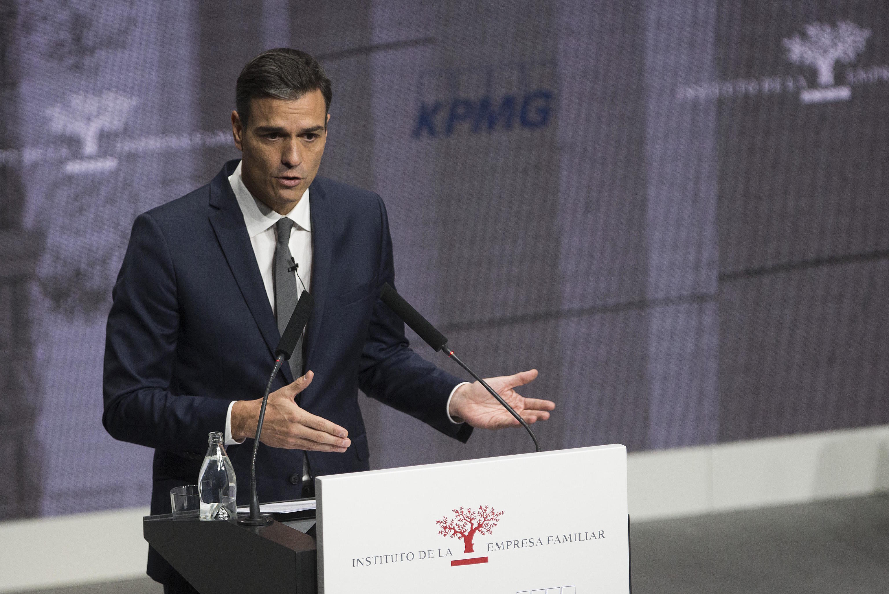The President of the Government of Spain, Pedro Snchez.