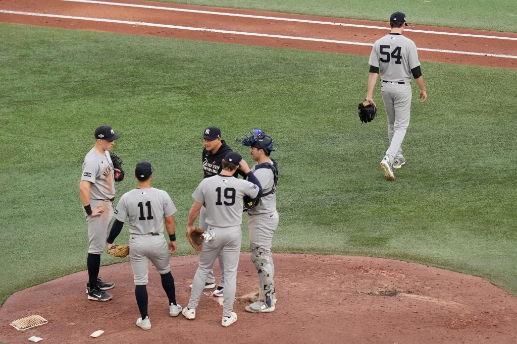 Max Fried (54), pitcher for the New York Yankees.