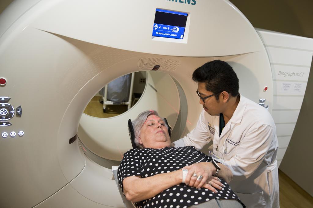 A PET scanner.