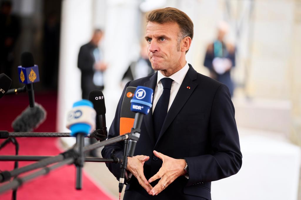 French President Emmanuel Macron.