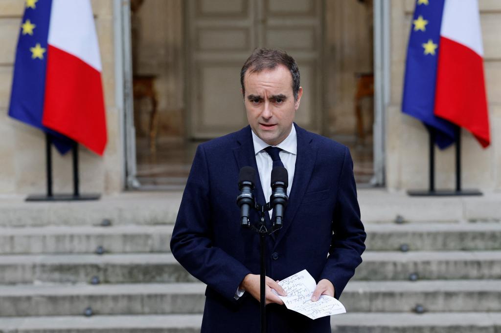 The outgoing Prime Minister of France, Sebastien Lecornu