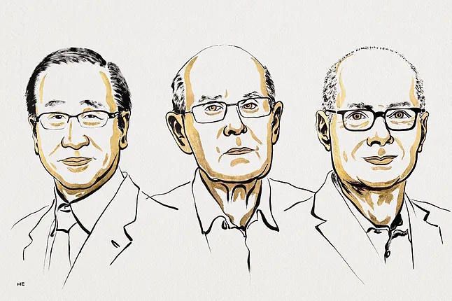 Kitagawa,  Robson and Yaghi, winners of the Nobel Prize in Chemistry..