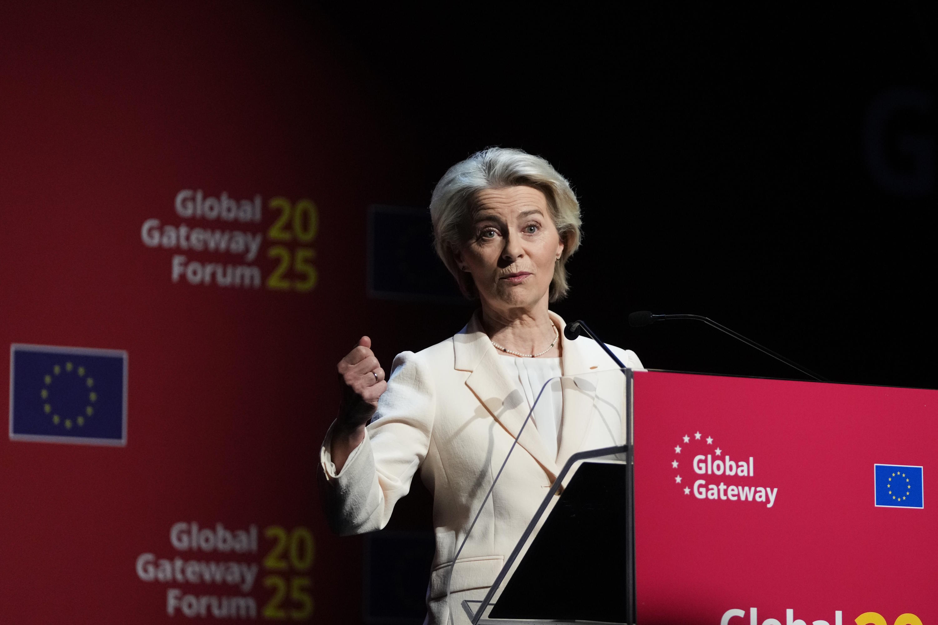 The President of the European Commission, Ursula von der Leyen.