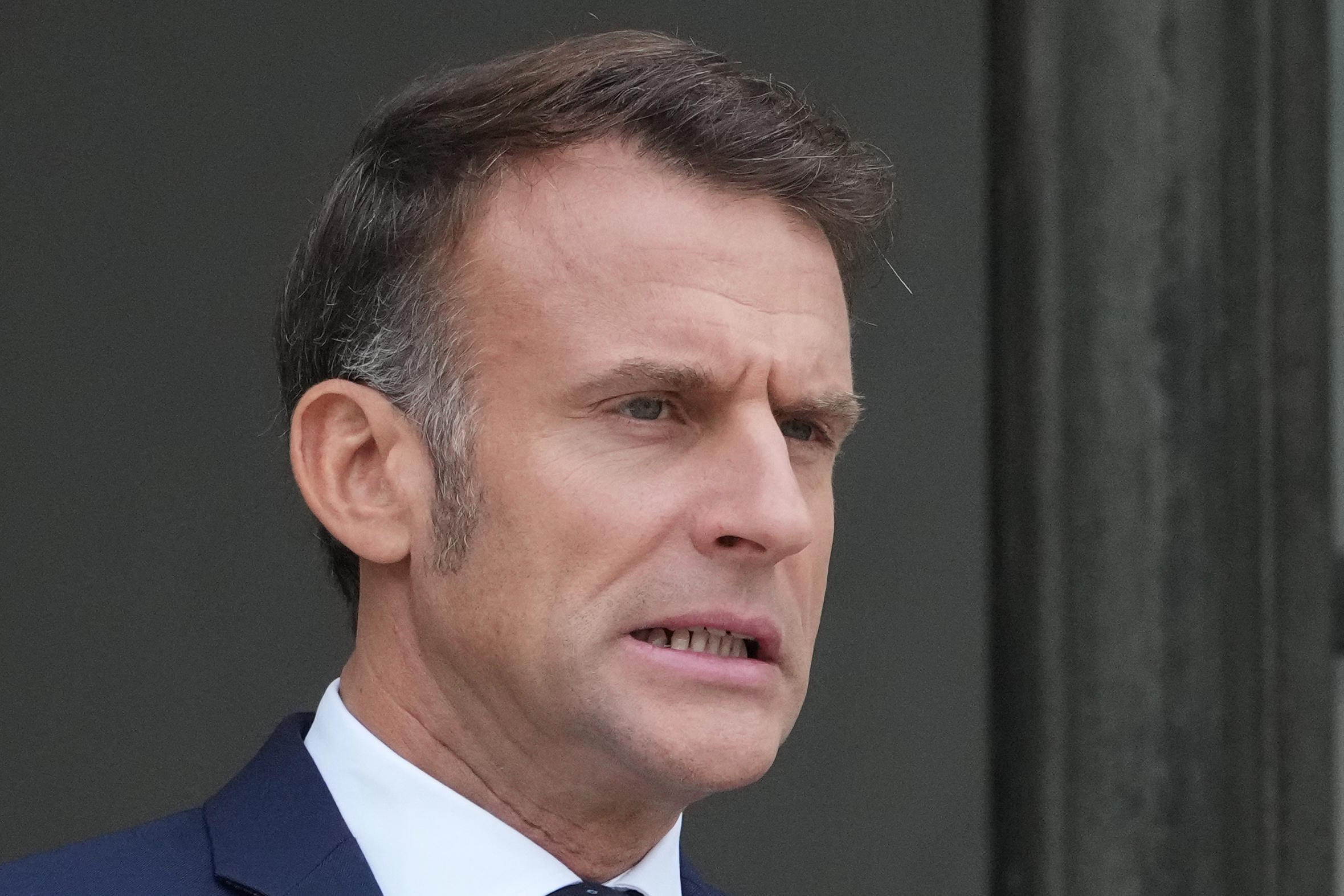 French President Emmanuel Macron.