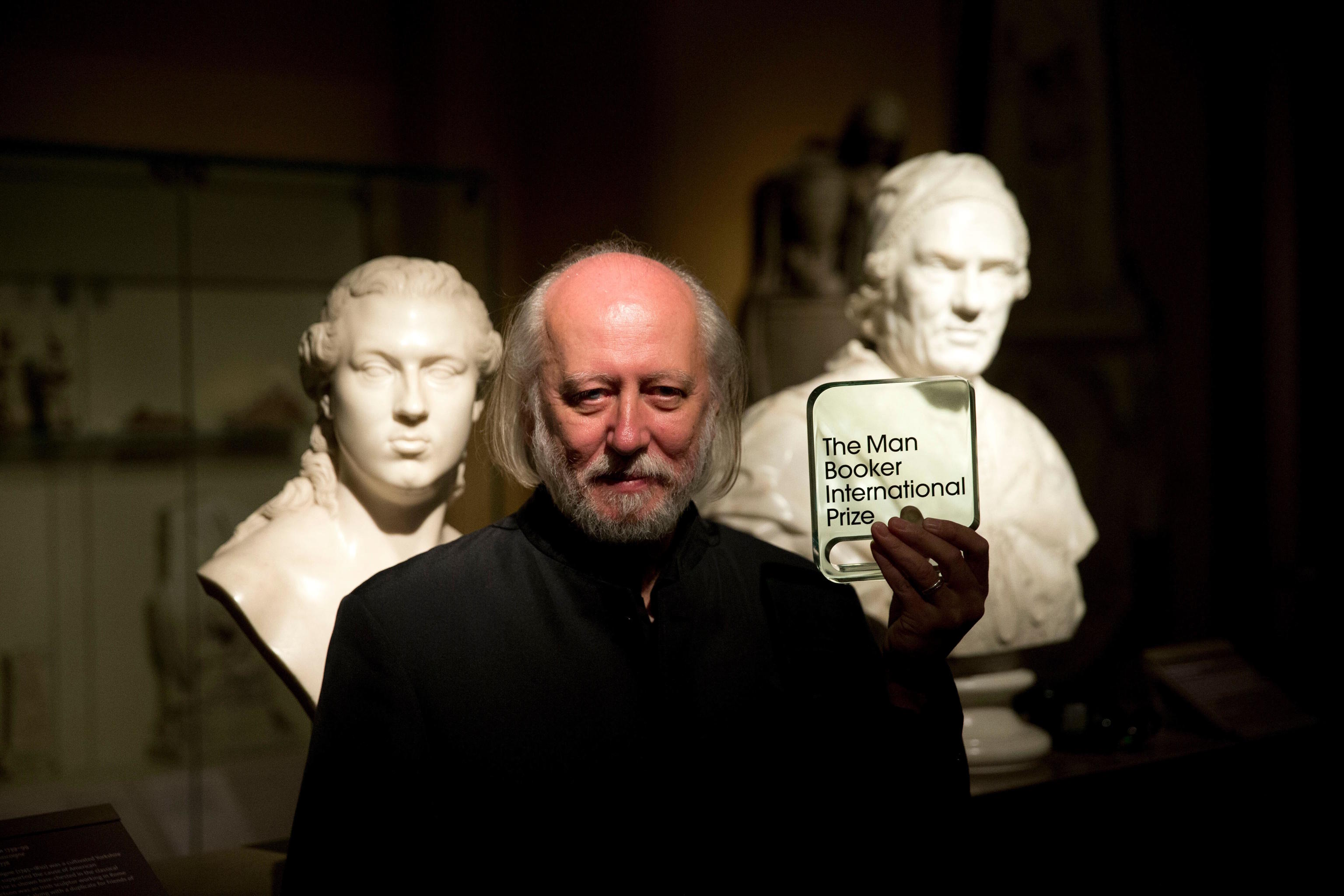 Hungarian writer Lszl Krasznahorkai.