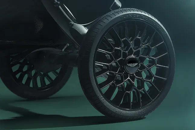 Aston Martin and Egg launch a baby stroller.