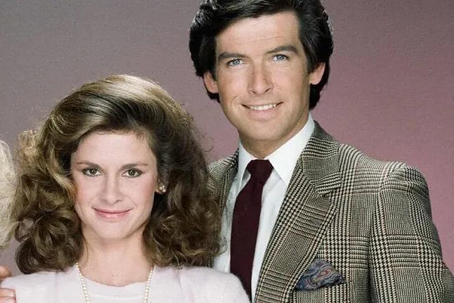 Stephanie Zimbalist and Pierce Brosnan.