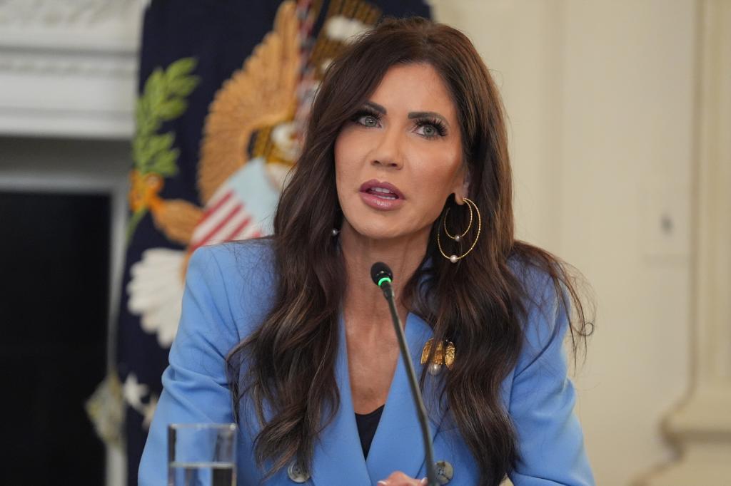 Homeland Security Secretary Kristi Noem