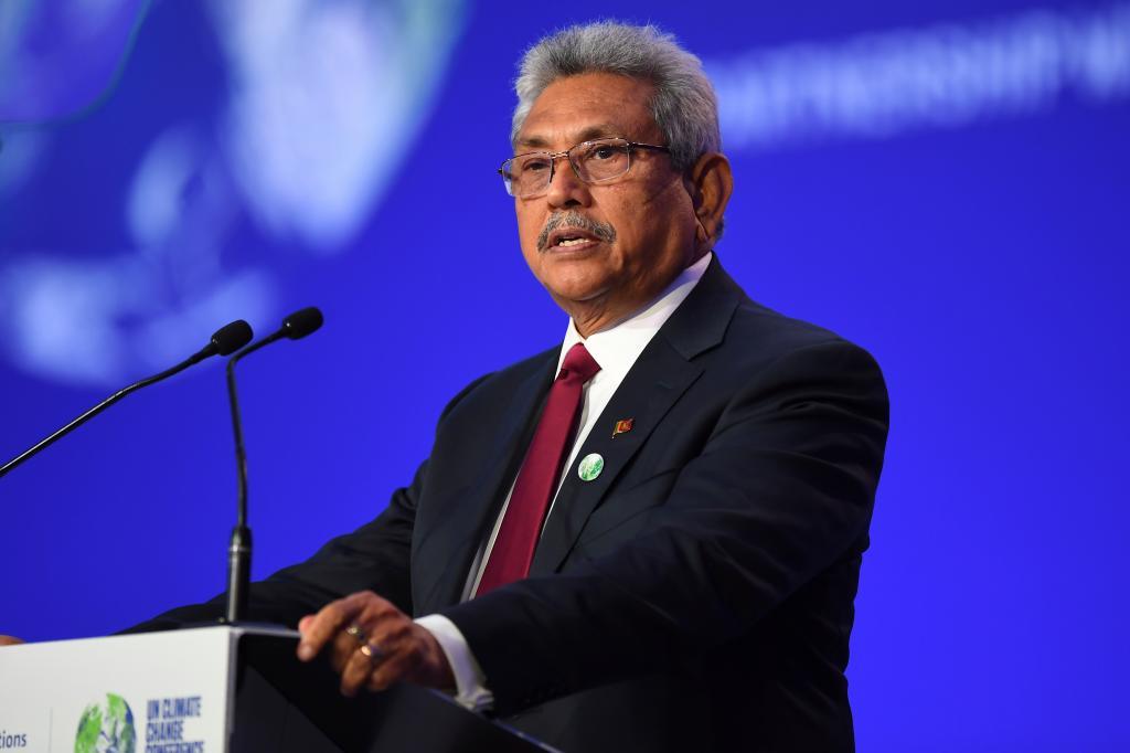 The President of Sri Lanka, Gotabaya Rajapaksa.