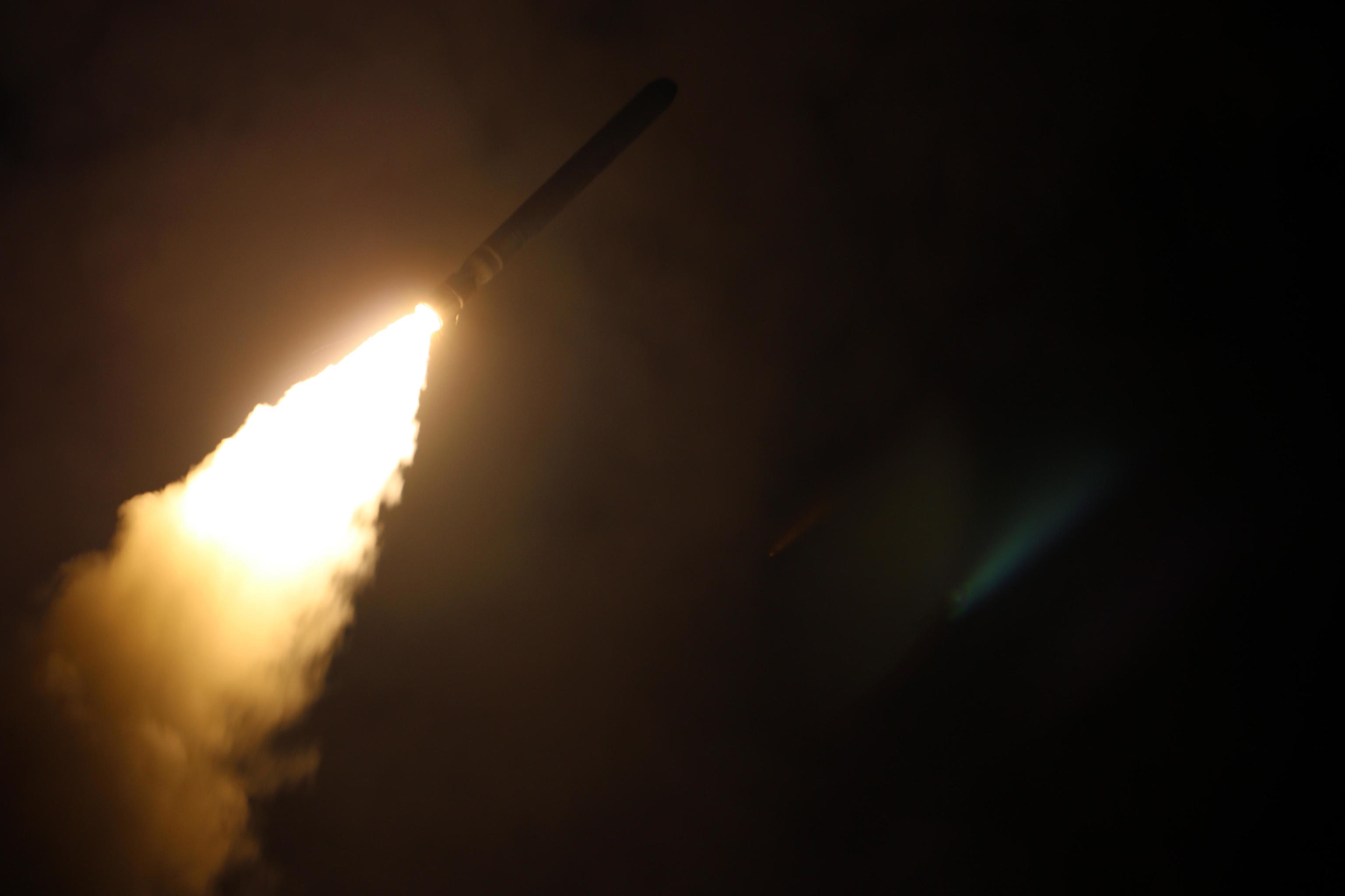 Tomahawk land attack missile.