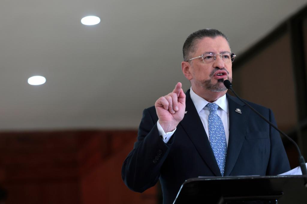 Costa Rican President Rodrigo Chaves.