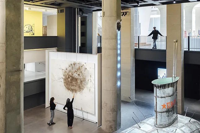 The Palais-Royal facilities where the Cartier Foundation is located.
