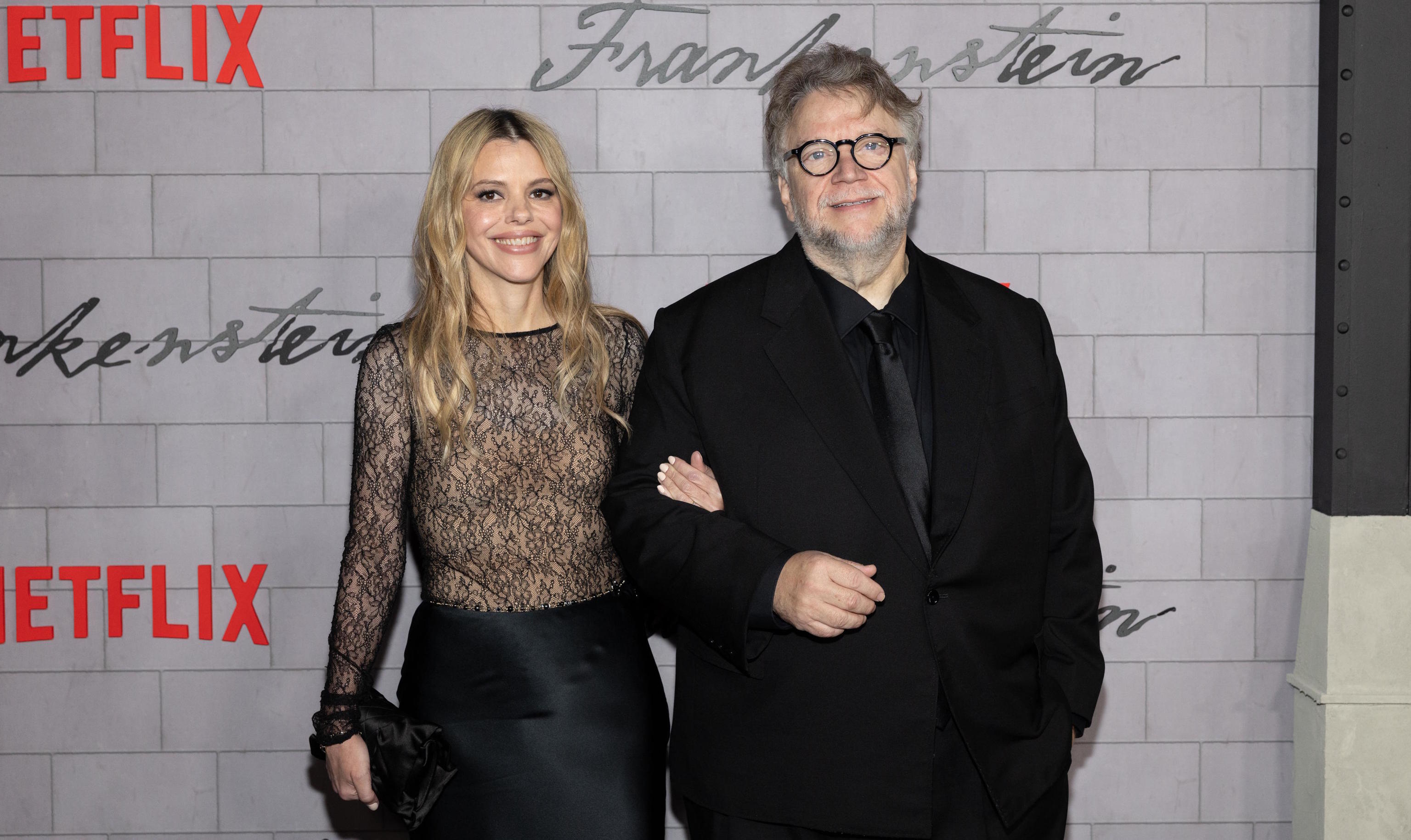 Kim Morgan, left, and Guillermo del Toro.