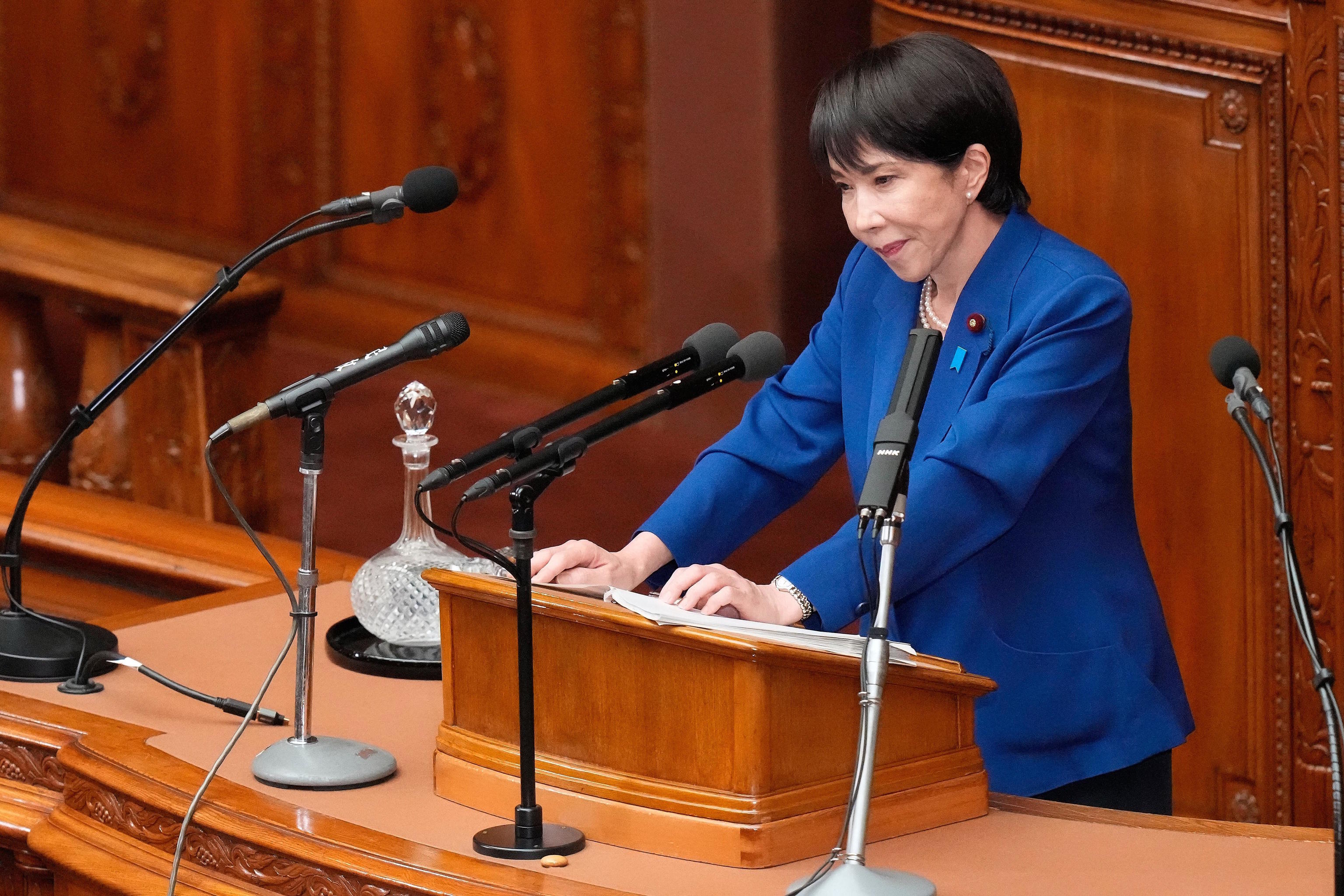 Japan's Prime Minister Sanae Takaichi.