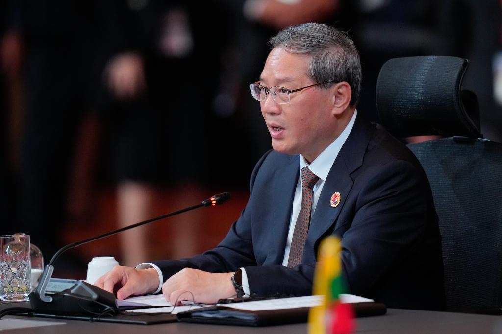 Li China's Premier Li Qiang.