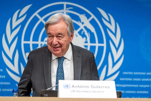 UN Secretary-General, Antonio Guterres.