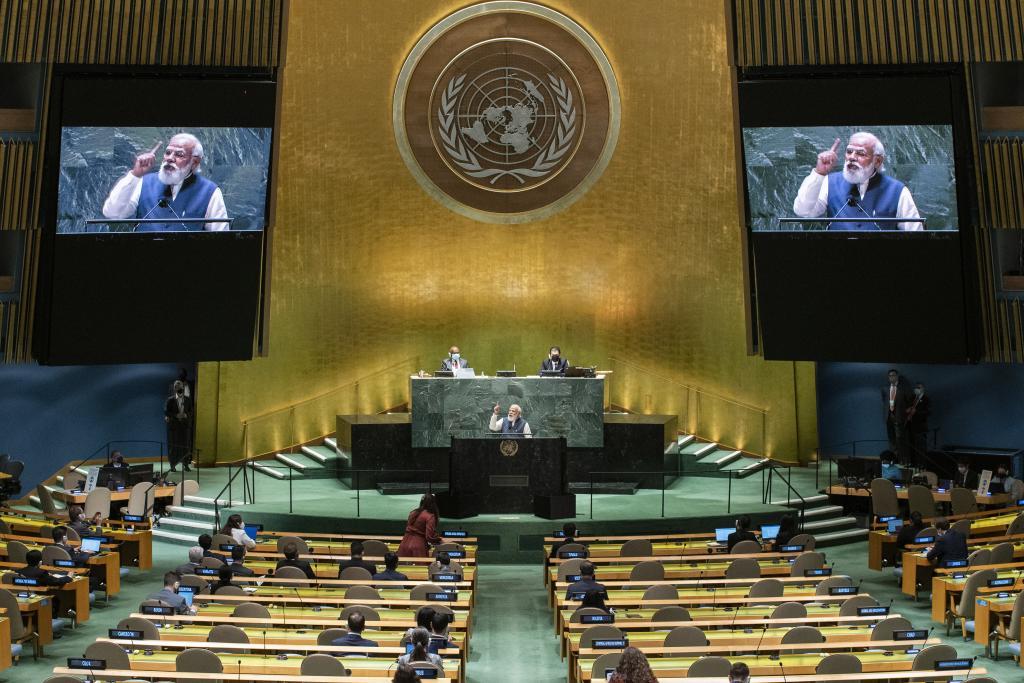 U.N. General Assembly at United Nations headquarters in New York