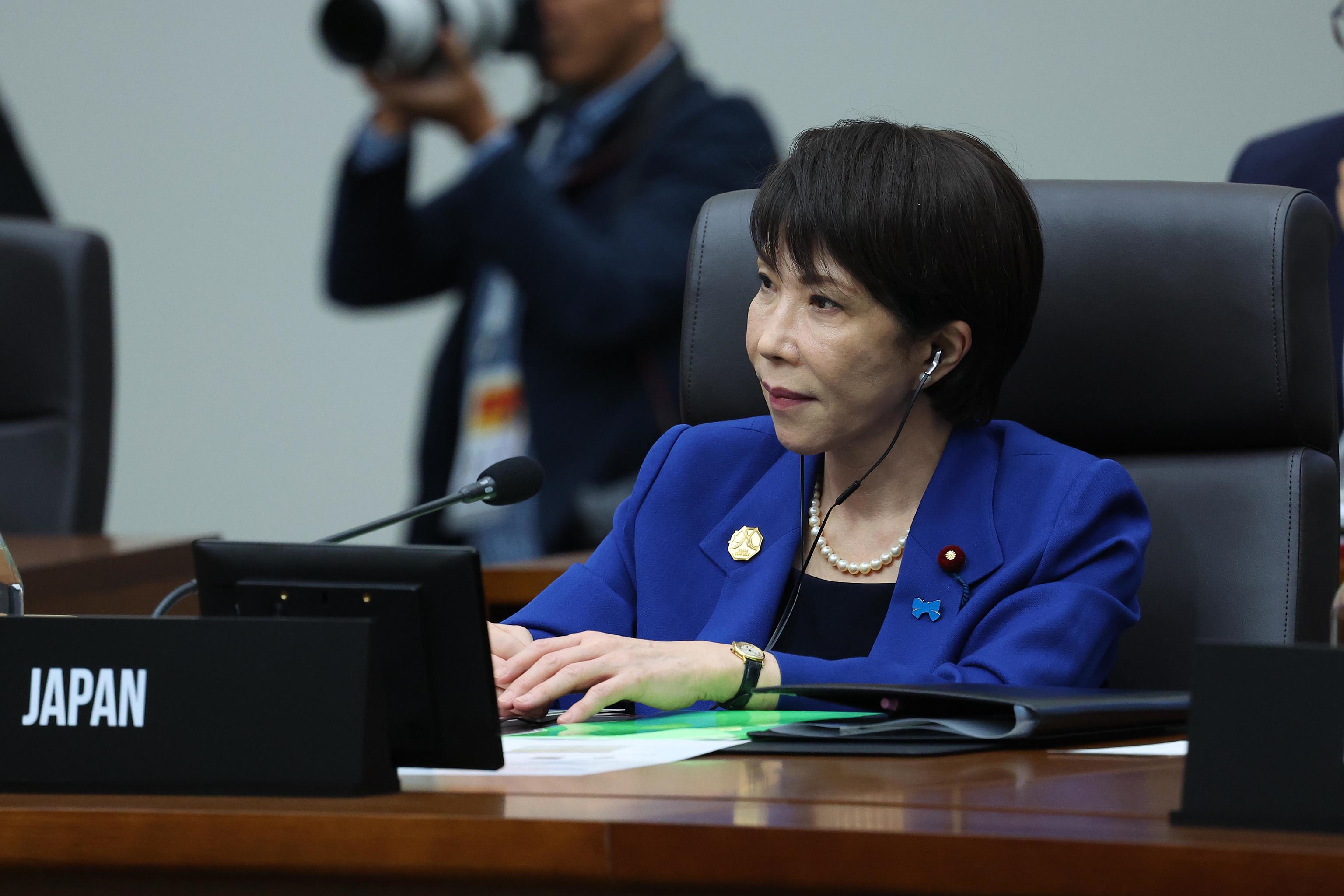 Japan's Prime Minister, Sanae Takaichi.