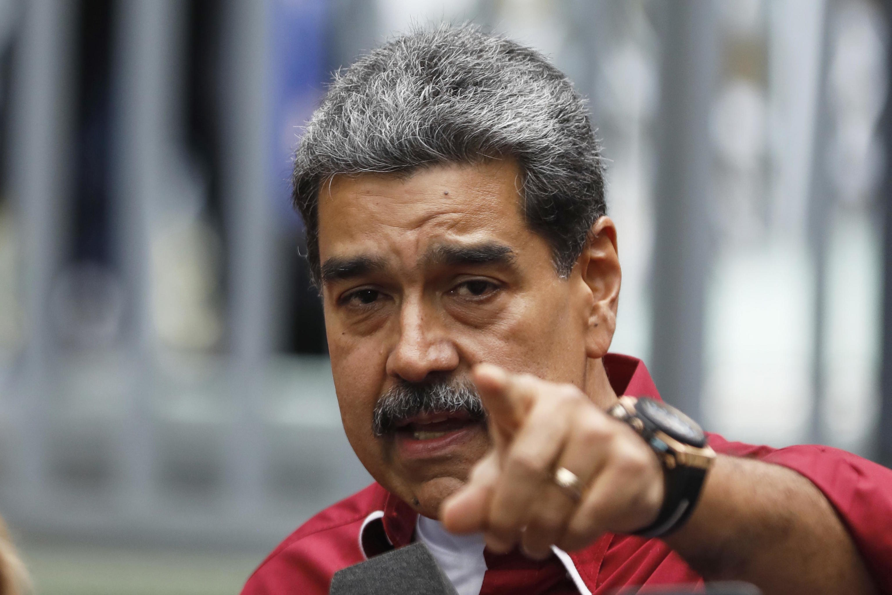 The president of Venezuela, Nicols Maduro.
