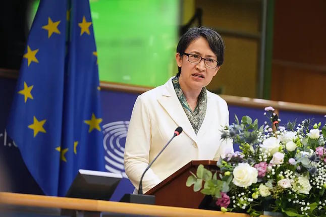 Taiwan's Vice President, Bi-Khim Hsiao, in Brussels.
