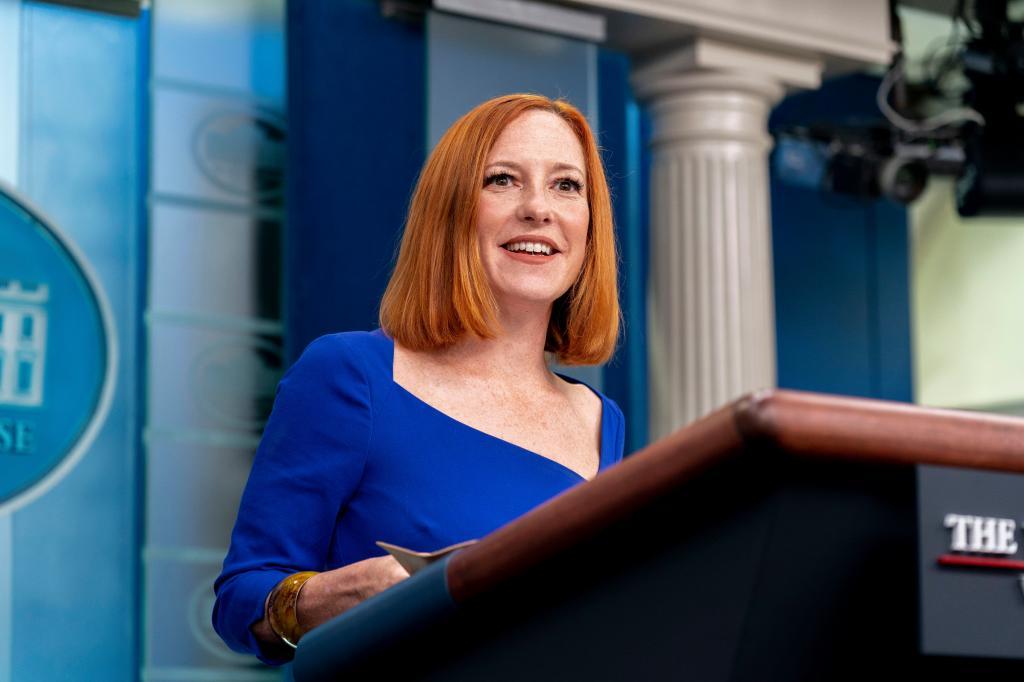 White House press secretary Jen Psaki.