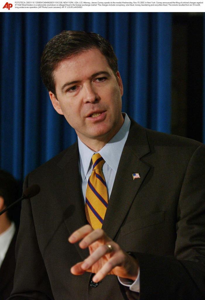 U.S. Attorney James Comey.