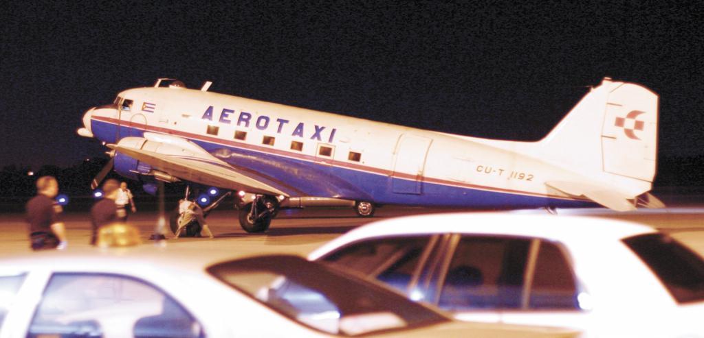 Cuban DC-3 at Key West Airport.