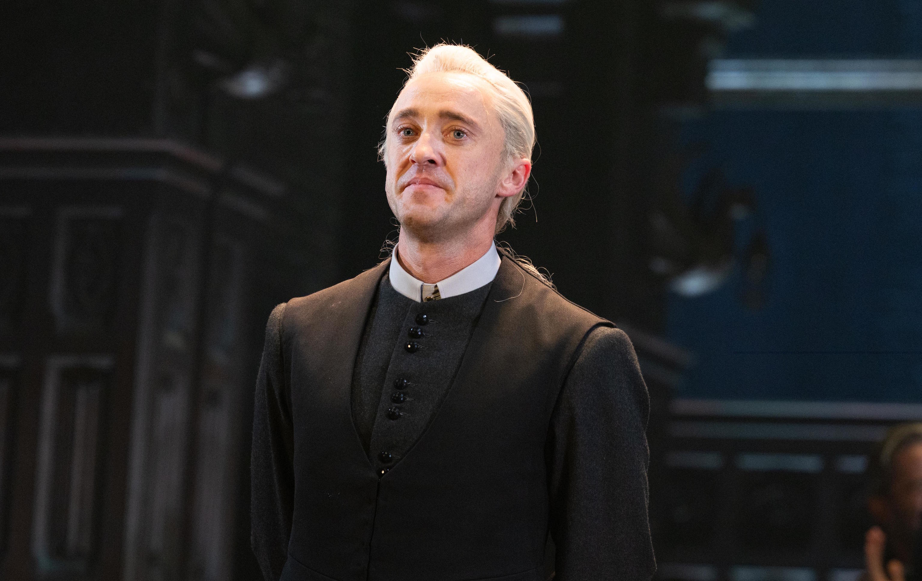 Actor Tom Felton takes first bows on Broadway.