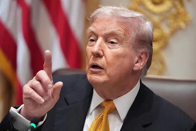 The President of the United States, Donald Trump.