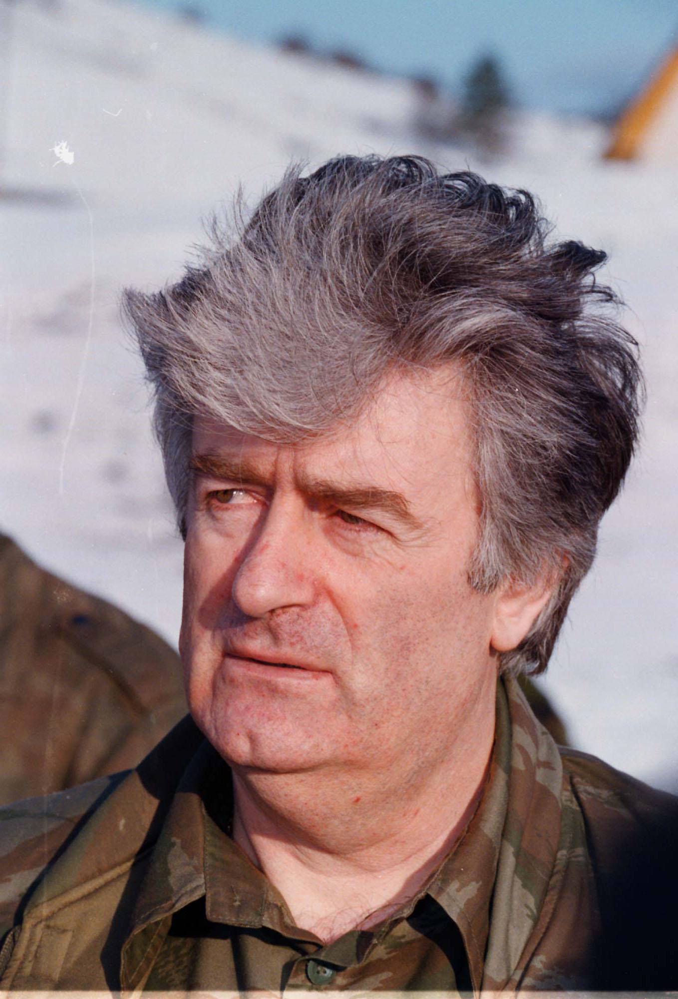 Serbian leader Radovan Karadzic, sentenced to life imprisonment.