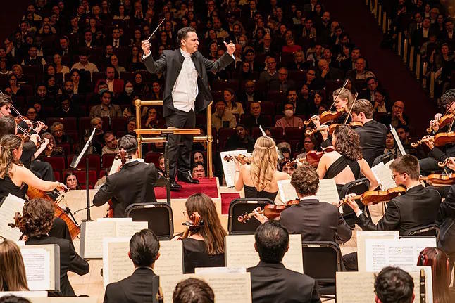 The Reina Sofa School Orchestra.