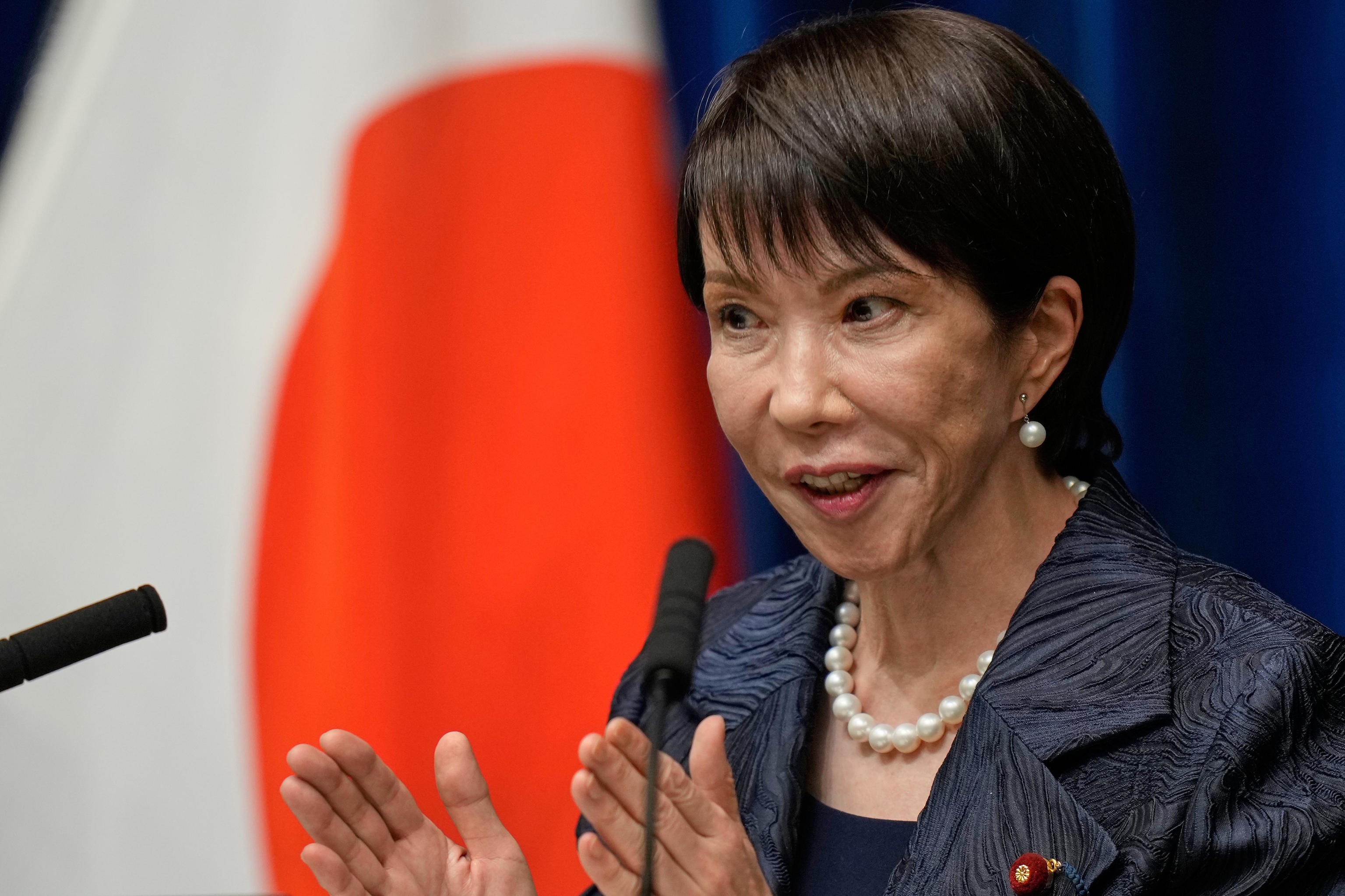 Japan's new Prime Minister Sanae Takaichi.