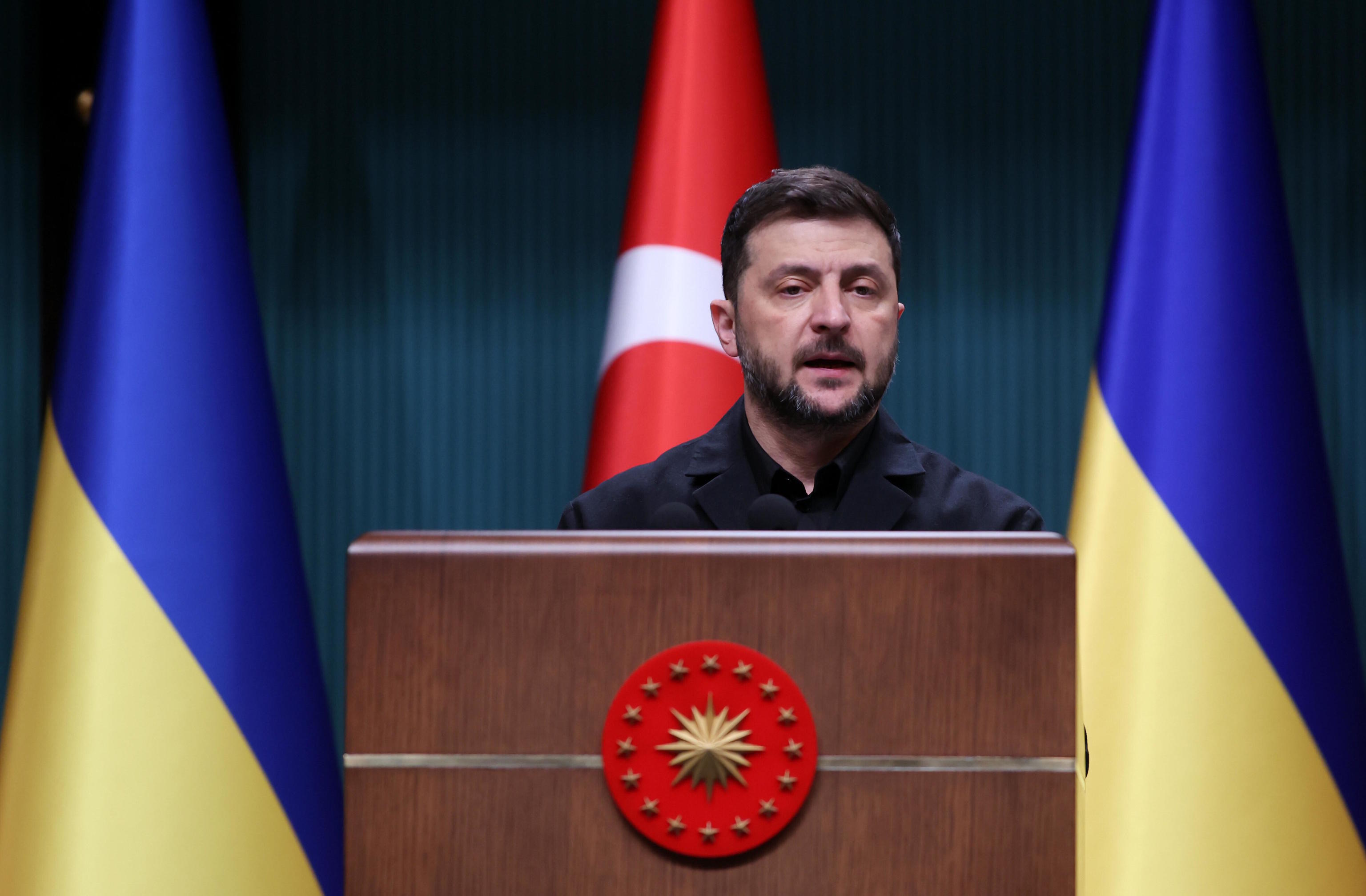 Ukrainian President Volodymyr Zelenskyy.