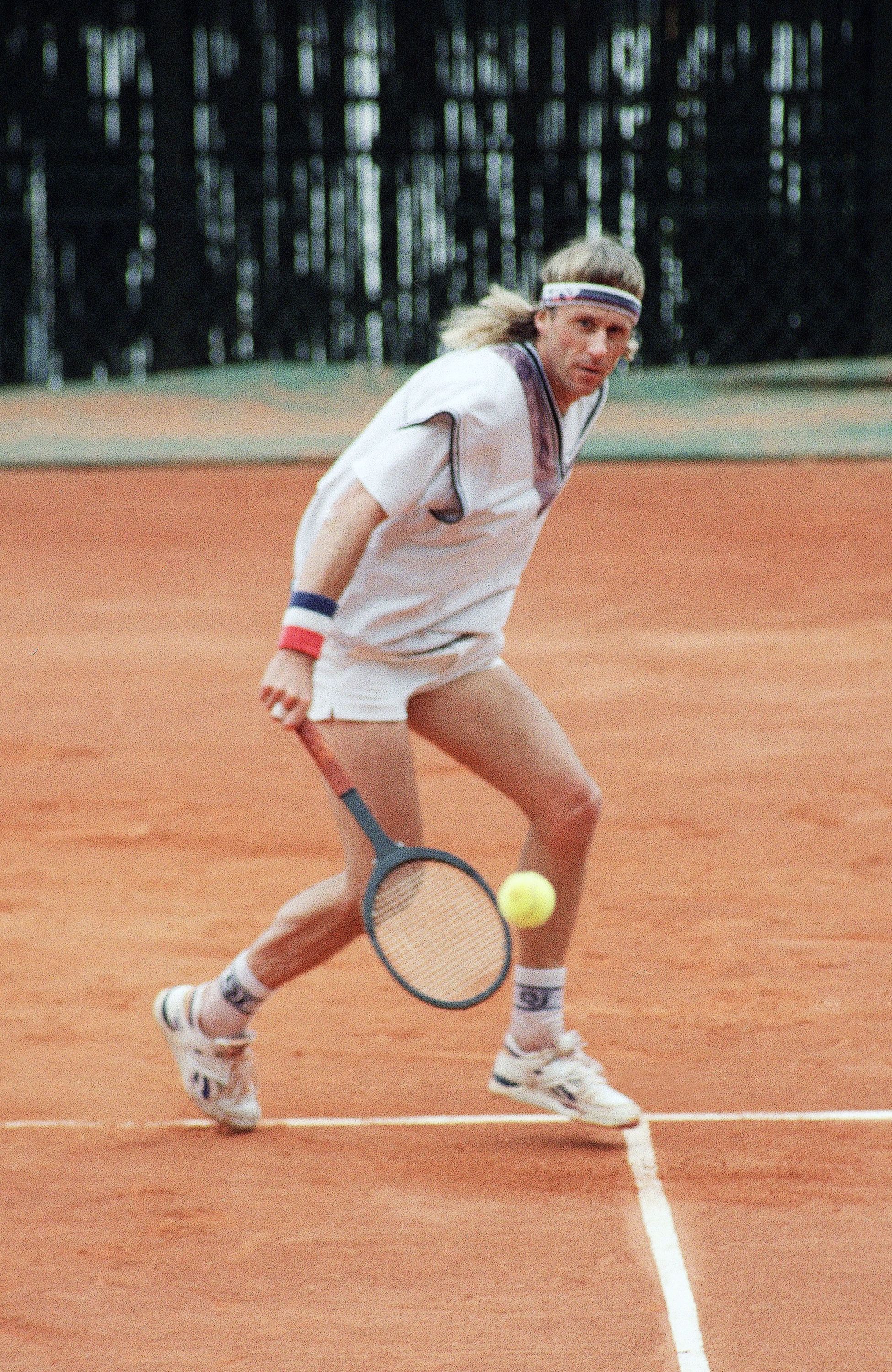 Bjorn Borg at the Monte Carlo Tennis Open in Monaco.