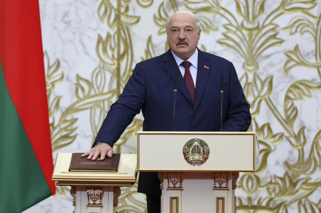Belarusian President Alexander Lukashenko.