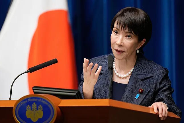 Japan's Prime Minister, Sanae Takaichi.