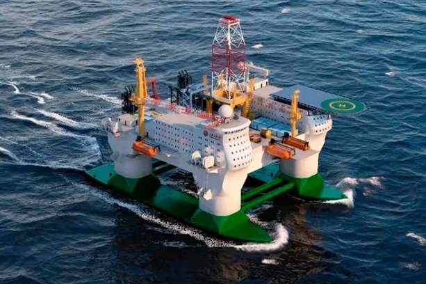 An artistic impression of the new floating island.